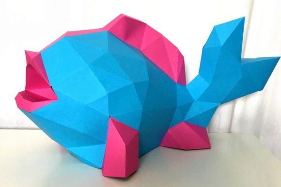 Bring Life to Walls with Fish Paper Sculpture