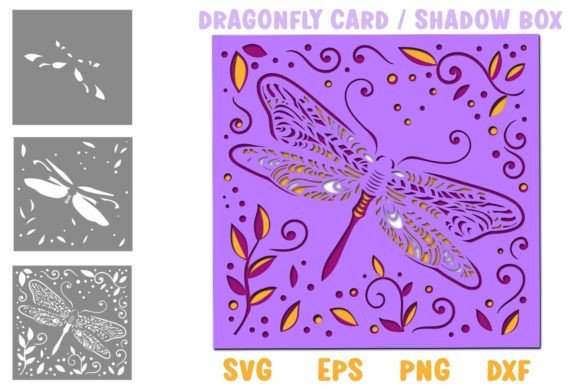 Bringing Depth to Paper Crafts with a Dragonfly Layered Card Shadow Box