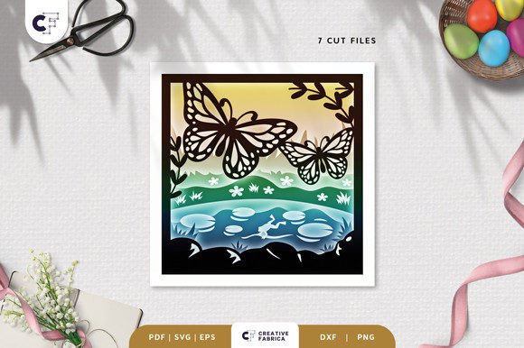 Bringing Spring to Life: A Practical Guide to the Spring Pond 3D Shadow Box SVG