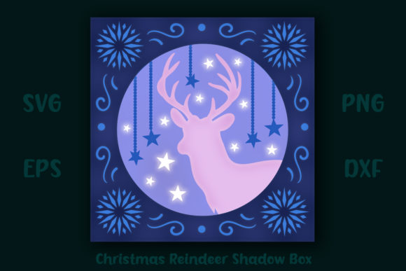 Bringing Winter Magic Home with a Layered Reindeer Shadow Box