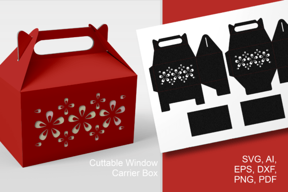 Creating Elegant Treats with the Sakura Patterned Gable Box Template SVG