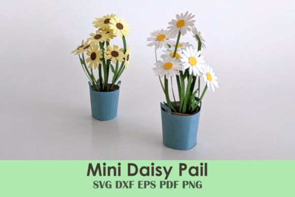 Creating Miniature Gardens with the Daisy Template Mini Rolled Flower DIY