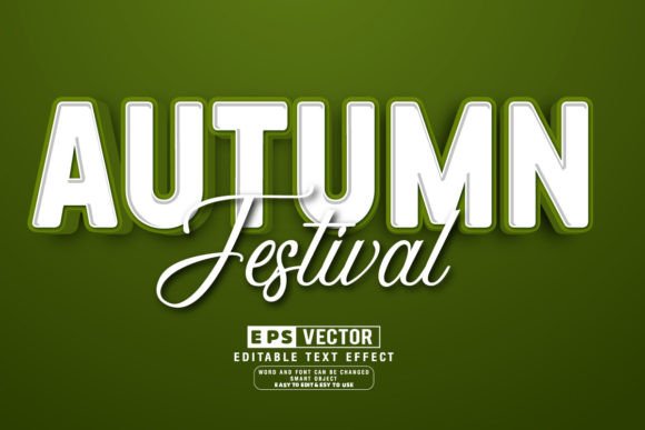 Elevate Your Seasonal Designs with the Autumn Festival 3d Editable Text Effect