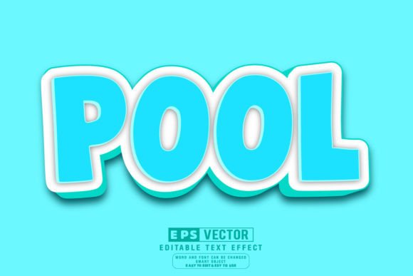 Elevating Brand Identity: The Strategic Power of the Pool 3d Editable Text Effect Vector