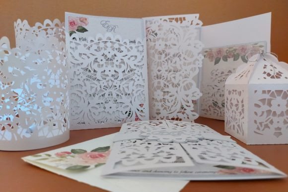 Elevating the Modern Wedding Experience with a Custom Floral Wedding Invitation Set