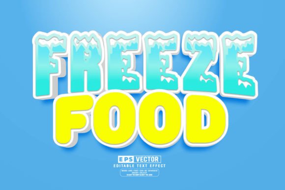 Evaluating the Freeze Food 3D Editable Text Effect for Design Projects