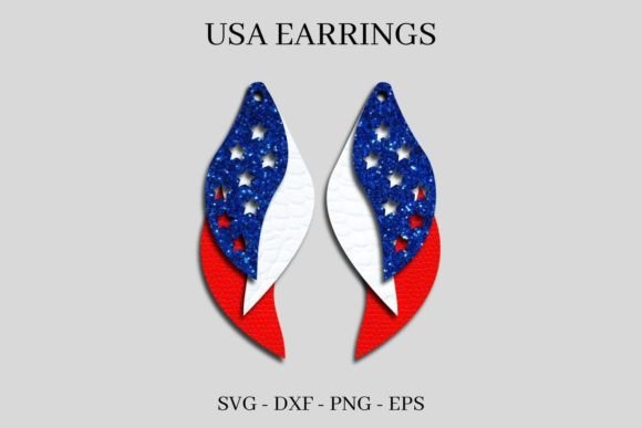 Evaluating USA Earrings SVG Files for Patriotic Jewelry Projects
