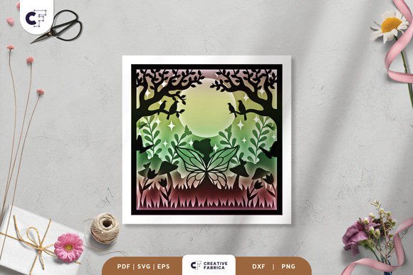 Fairy Spring Garden 3D Shadow Box: A Layered Masterpiece