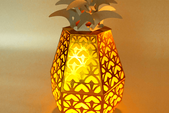 Pineapple Pop-up Luminary: Elegant DIY Decor