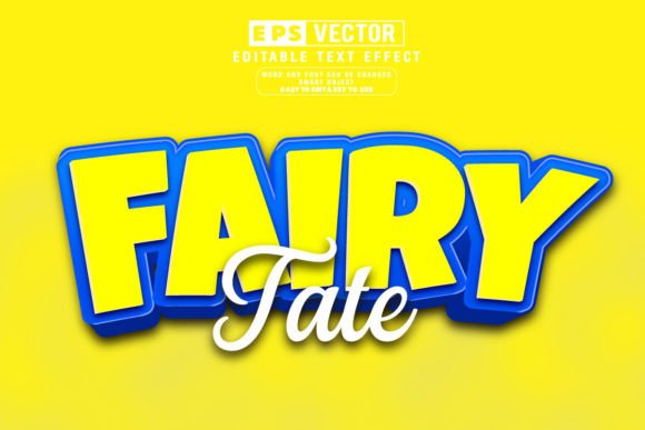 Strategic Brand Elevation with the Fairy Fate 3D Editable Text Effect Vector