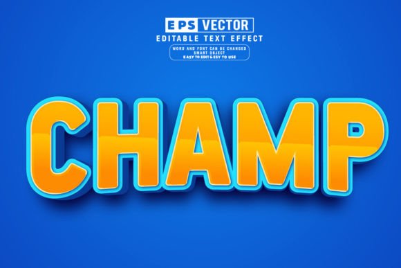 Unlock Professional 3D Text with Champ Vector