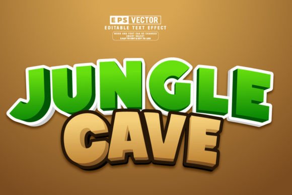 Unlocking Creative Potential with the Jungle Cave Style 3d Editable Effect