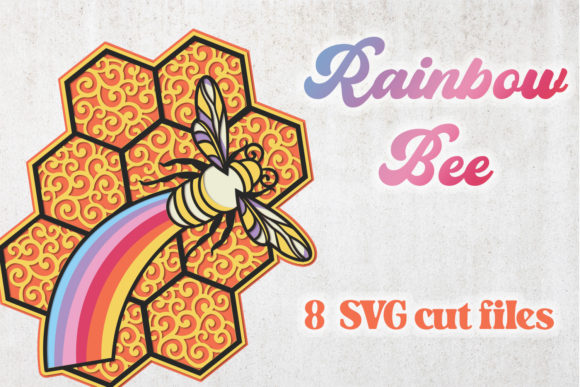 Unlocking Creative Potential with the Layered Rainbow Bee 8 Layers Design