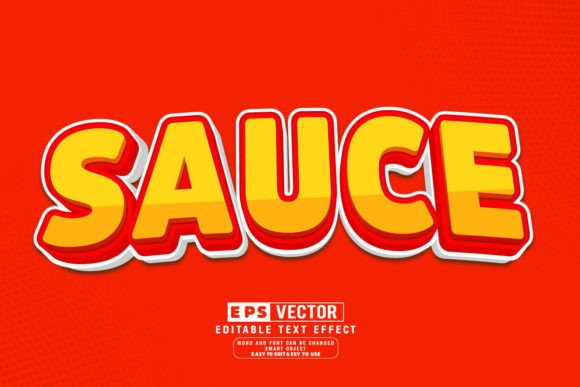 Unlocking Professional 3D Typography with Sauce Forest 3d Editable Text Effect Vec