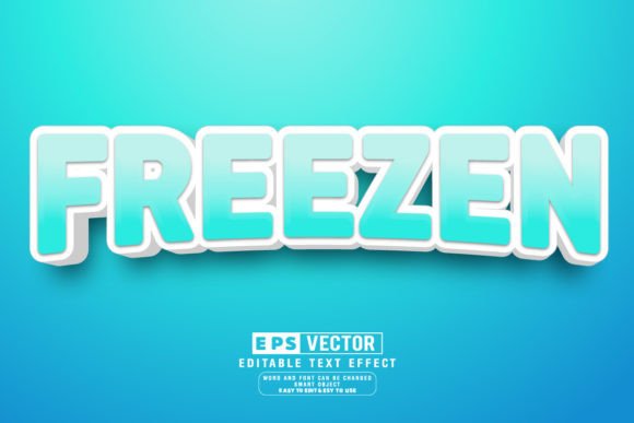 Unlocking Professional Designs with the Freezen 3d Editable Text Effect Vector